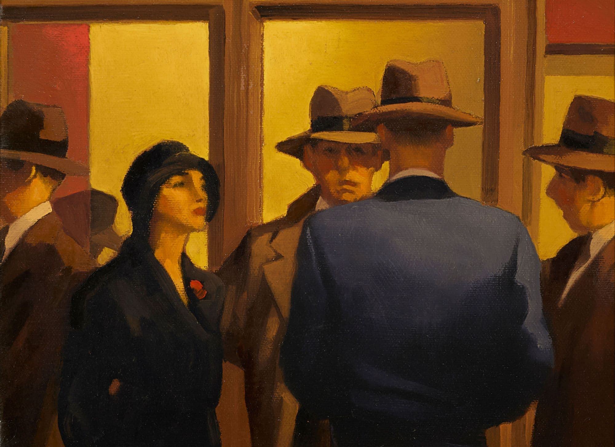 JACK VETTRIANO O.B.E. (SCOTTISH B.1951) | THE CONFRONTATION